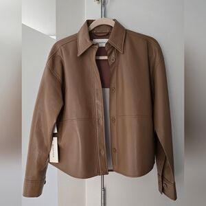 Aritzia Babaton Pelli Hip Shirt Jacket